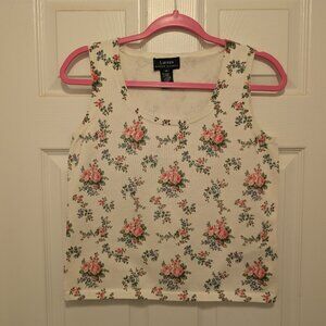 Ralph Lauren Rose Print Vest